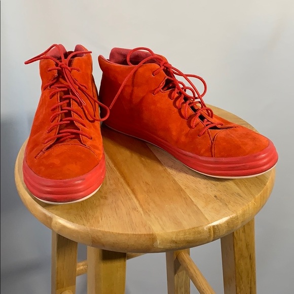 Camper Shoes - Camper Bright Red/Orange Sneakers